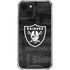 NFL Las Vegas Raiders Black & White iPhone 15 Plus Clear Case