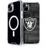 NFL Las Vegas Raiders Black & White iPhone 15 Plus MagSafe Case