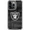 NFL Las Vegas Raiders Black & White iPhone 15 Pro Clear Case