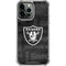 NFL Las Vegas Raiders Black & White iPhone 15 Pro Max Clear Case