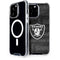 NFL Las Vegas Raiders Black & White iPhone 15 Pro Max MagSafe Case