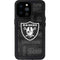 NFL Las Vegas Raiders Black & White iPhone 14 Pro Max Waterproof Case