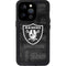 NFL Las Vegas Raiders Black & White iPhone 14 Pro Waterproof Case
