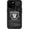 NFL Las Vegas Raiders Black & White iPhone 15 Waterproof Case