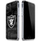 NFL Las Vegas Raiders Black & White iPhone SE (2nd & 3rd Gen) Clear Case