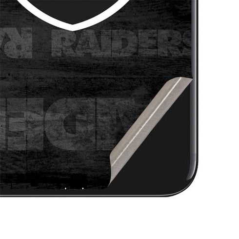 NFL Las Vegas Raiders Black & White iPhone SE (2nd & 3rd Gen) Skin