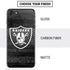 NFL Las Vegas Raiders Black & White iPhone SE (2nd & 3rd Gen) Skin