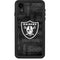 NFL Las Vegas Raiders Black & White iPhone XR Waterproof Case