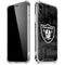 NFL Las Vegas Raiders Black & White iPhone XS Max Clear Case