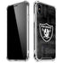 NFL Las Vegas Raiders Black & White iPhone XS Max Clear Case