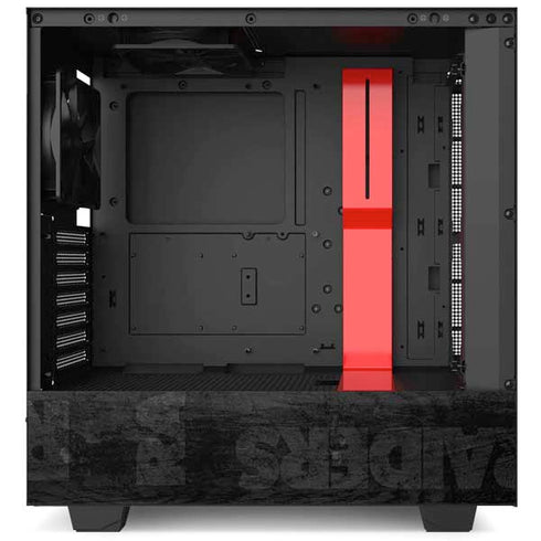 NFL Las Vegas Raiders Black & White NZXT H510 Compact ATX Mid-Tower Case Skin