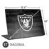 NFL Las Vegas Raiders Black & White Universal Laptop 17in (13.8 x 10in) Skin