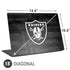 NFL Las Vegas Raiders Black & White Universal Laptop 18in (14.6 x 10.6in) Skin