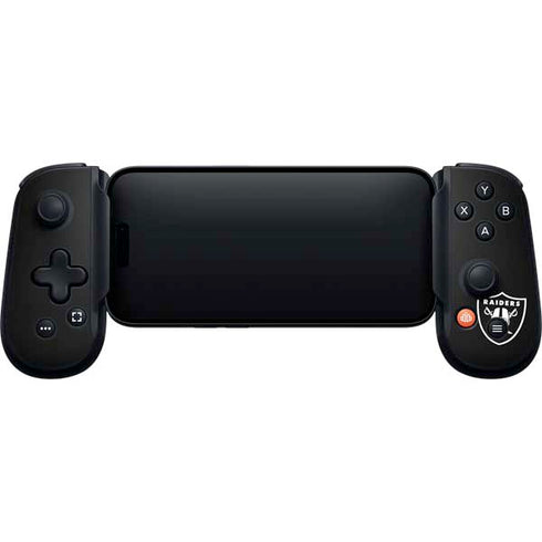 NFL Las Vegas Raiders Black Performance Series Backbone One for iPhone Game Controller Skin