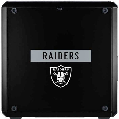 NFL Las Vegas Raiders Black Performance Series Cooler Master MasterBox Q300L Mini Tower Skin