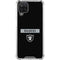 NFL Las Vegas Raiders Black Performance Series Galaxy A12 Clear Case