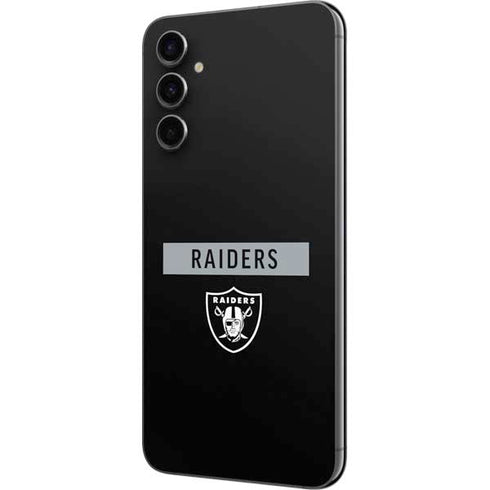 NFL Las Vegas Raiders Black Performance Series Galaxy A14 5G Skin