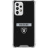 NFL Las Vegas Raiders Black Performance Series Galaxy A33 5G Clear Case