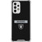 NFL Las Vegas Raiders Black Performance Series Galaxy A53 5G Clear Case