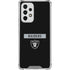 NFL Las Vegas Raiders Black Performance Series Galaxy A53 5G Clear Case