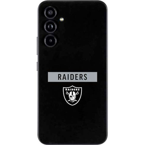 NFL Las Vegas Raiders Black Performance Series Galaxy A54 5G Skin