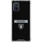 NFL Las Vegas Raiders Black Performance Series Galaxy A71 5G Clear Case