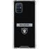 NFL Las Vegas Raiders Black Performance Series Galaxy A71 5G Clear Case