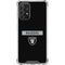 NFL Las Vegas Raiders Black Performance Series Galaxy A72 5G Clear Case