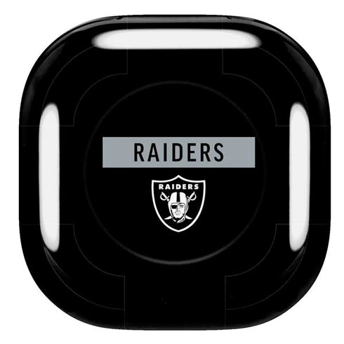 NFL Las Vegas Raiders Black Performance Series Galaxy Buds Pro Skin