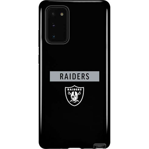 NFL Las Vegas Raiders Black Performance Series Galaxy Note20 5G Pro Case