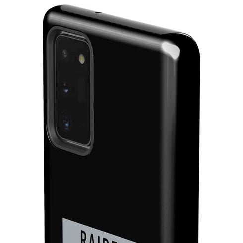 NFL Las Vegas Raiders Black Performance Series Galaxy Note20 5G Pro Case