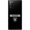 NFL Las Vegas Raiders Black Performance Series Galaxy Note20 5G Skin