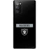 NFL Las Vegas Raiders Black Performance Series Galaxy Note20 5G Skin