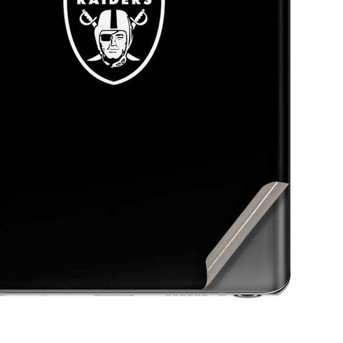 NFL Las Vegas Raiders Black Performance Series Galaxy Note20 5G Skin