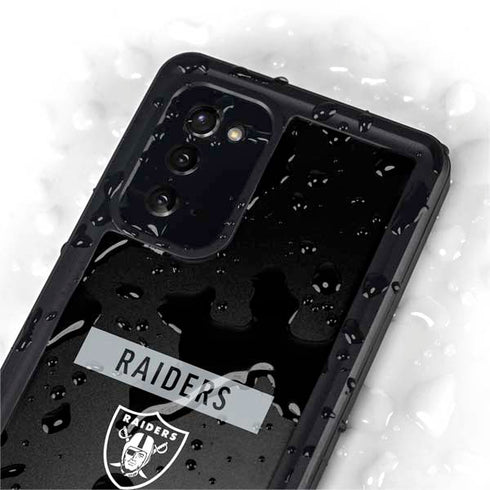 NFL Las Vegas Raiders Black Performance Series Galaxy Note20 5G Waterproof Case