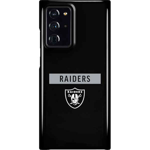 NFL Las Vegas Raiders Black Performance Series Galaxy Note20 Ultra 5G Lite Case