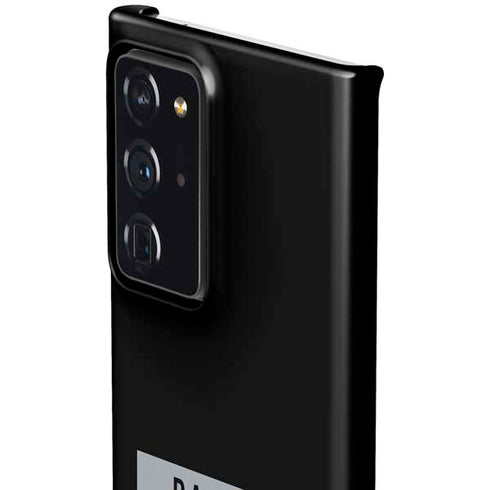 NFL Las Vegas Raiders Black Performance Series Galaxy Note20 Ultra 5G Lite Case