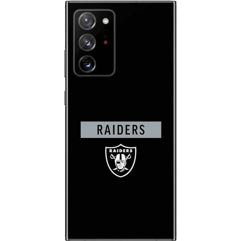 NFL Las Vegas Raiders Black Performance Series Galaxy Note20 Ultra 5G Skin