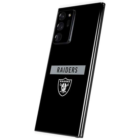 NFL Las Vegas Raiders Black Performance Series Galaxy Note20 Ultra 5G Skin