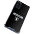 NFL Las Vegas Raiders Black Performance Series Galaxy S20 FE Clear Case