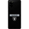 NFL Las Vegas Raiders Black Performance Series Galaxy S20 Plus Skin