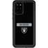 NFL Las Vegas Raiders Black Performance Series Galaxy S20 Plus Waterproof Case