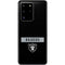 NFL Las Vegas Raiders Black Performance Series Galaxy S20 Ultra 5G Skin