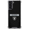 NFL Las Vegas Raiders Black Performance Series Galaxy S21 5G Clear Case