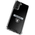 NFL Las Vegas Raiders Black Performance Series Galaxy S21 5G Clear Case
