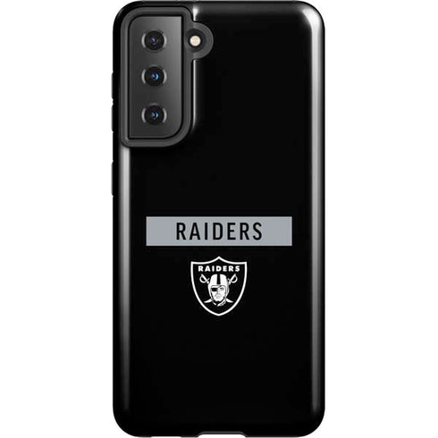 NFL Las Vegas Raiders Black Performance Series Galaxy S21 5G Pro Case