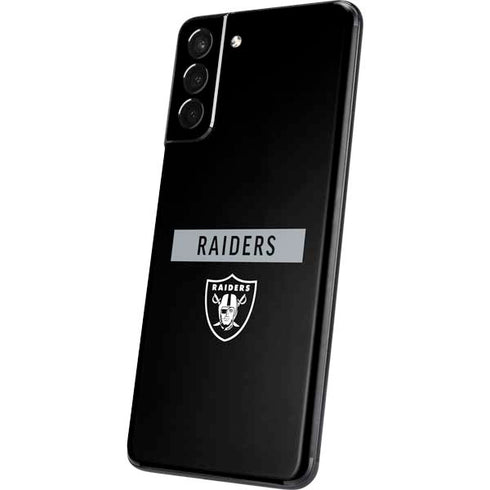 NFL Las Vegas Raiders Black Performance Series Galaxy S21 5G Skin