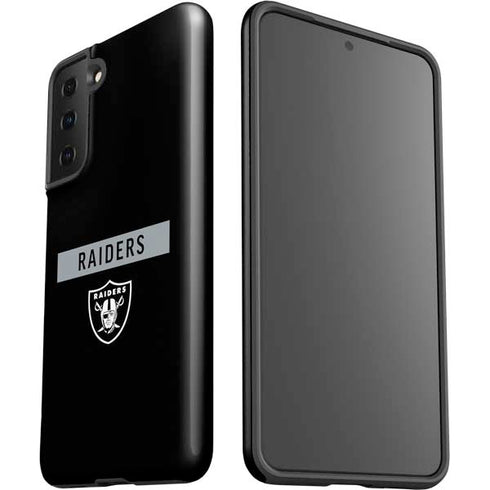 NFL Las Vegas Raiders Black Performance Series Galaxy S21 FE Pro Case