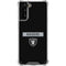 NFL Las Vegas Raiders Black Performance Series Galaxy S21 Plus 5G Clear Case