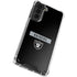 NFL Las Vegas Raiders Black Performance Series Galaxy S21 Plus 5G Clear Case